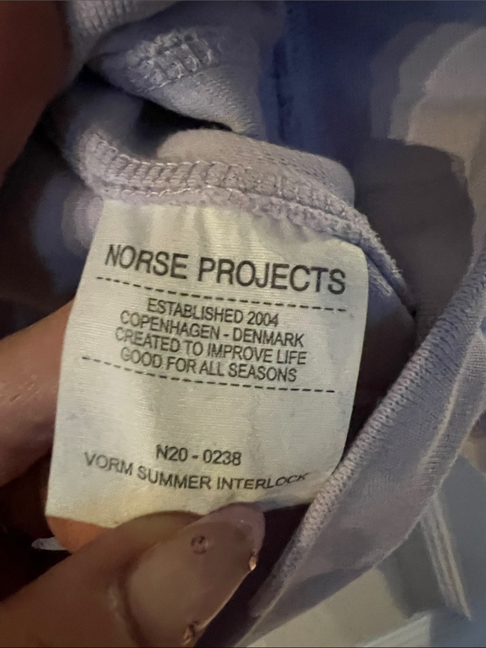 Norse Projects Lilac Crewneck Sweatshirt - Women's Pullover - Picture 3 of 7